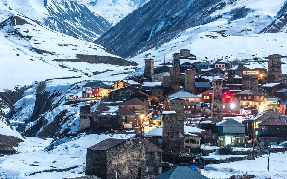 Отель Гостевой дом Qaldea Ушгули Экстерьер фото